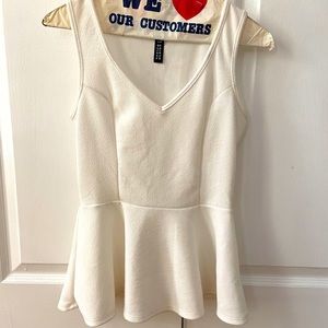 Design Lab Peplum top